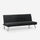 Divano Letto Clic Clac 171x75x73 cm in Tessuto Nero