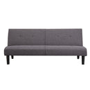 Divano Letto Prontoletto Click Clack Rivestimento in Tessuto Grigio Oliver