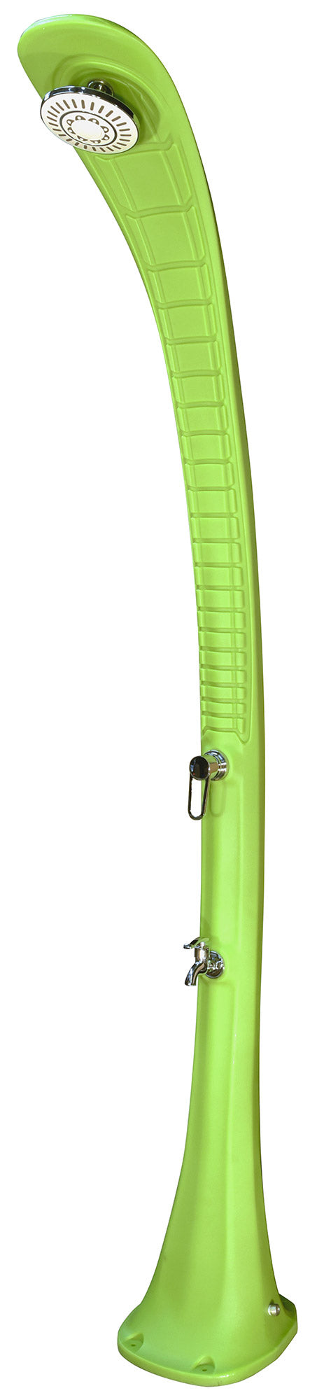 Doccia Solare da Giardino 32L Miscelatore e Lavapiedi Verde