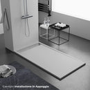 Piatto Doccia in Pietra Bonussi Trivor Grigio Chiaro Varie Misure