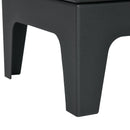 Camino a Bioetanolo da Pavimento 36x26x54 cm Bruciatore da 1,2L in Acciaio Inox Nero 