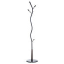 Appendiabiti da Terra Attaccapanni Modello Albero con Foglie 185 cm Nero 