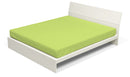 Lenzuolo Sotto con Angoli ed Elastico Tinta Unita Verde Acido