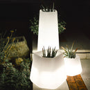 Vaso Luminoso da Giardino a LED 40x35x27 cm in Resina 5W Magnolia Multicolore