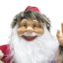 Pupazzo Babbo Natale H80 cm con Luci e Movimento Rosso