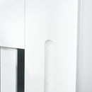 Copritermosifone in Legno MDF Bianco 78x19x81 cm 