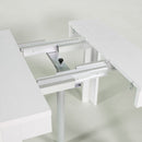 Consolle Allungabile in Legno H76,5x47x90/197cm 3 Allunghe Itamoby Magix Bianco Lucido Classica