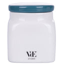 Barattolo Semi 9,5x9,5x12 cm in New Bone China VdE Tivoli 1996 Le Travisate Bianco