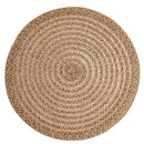 Set 4 Tovagliette Ø38x0,3 cm  in Lino e Poliestere VdE Tivoli 1996 Shades of chocolate