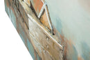 Dipinto su Tela Mulino a Vento 120x3,7x80 cm in Alluminio Plastica e Canvas