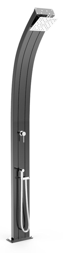 prezzo Doccia da Giardino Temporizzatore e Doccetta Arkema Spring Top Line Perla Nera
