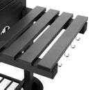 Barbecue a Carbone Carbonella con Doppia Griglia Arizona Nero