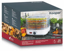 Essiccatore Disidratatore per Alimenti 5 Scomparti 35-70° 245W Kooper Drywin
