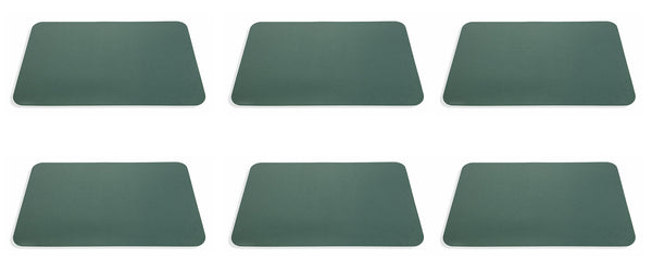 sconto Set 6 Tovagliette 45x30x0,2 cm in Pvc Villa d'Este Home Tivoli Texas Verdi