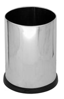 Pattumiera Gettacarte Ø25xh34 cm da Interno In Acciaio Inox 
