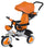 Passeggino Triciclo con Sedile Girevole 360° Kidfun Tricygò Arancione