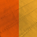 Copridivano Impermeabile Trapuntato Double Face in Microfibra Arancio\/Giallo Varie Misure