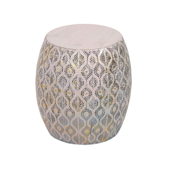 prezzo Tavolino Lesha in Metallo in Rosa Chiaro e Oro