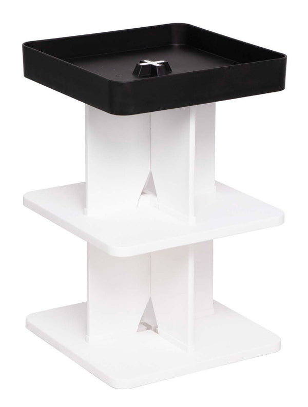 acquista Tavolino Moderno 40x40x60,5 cm in Polipropilene Rigido Nero