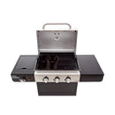 Barbecue a Gas 3 Bruciatori con Fornello Laterale Sochef Gustoso