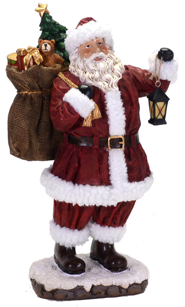 prezzo Babbo Natale in Resina H40,5 cm con Regali