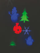Proiettore Laser a Led 4 Forme e Babbo Natale Luci Natalizie da Interno e Esterno Soriani
