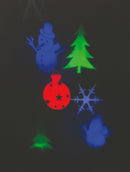 Proiettore Laser a Led 4 Forme e Babbo Natale Luci Natalizie da Interno e Esterno Soriani