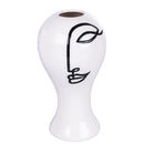 Vaso con Viso Ø12,8x24 cm  in Ceramica VdE Tivoli 1996 Vis a Vis