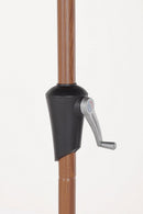 Ombrellone da Giardino con Snodo 8 Stecche Ø300x246h cm Telo in Poliestere Palinuro Naturale e Grigio