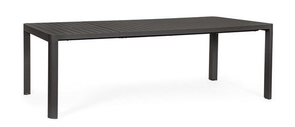 prezzo Tavolo Allungabile da Giardino 180/240x100x77.5 cm in Alluminio Kiplin Antracite
