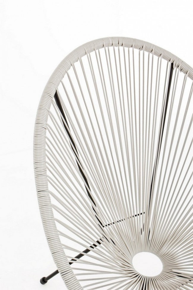 Poltrona Parker Bianco in Fibra Sintetica