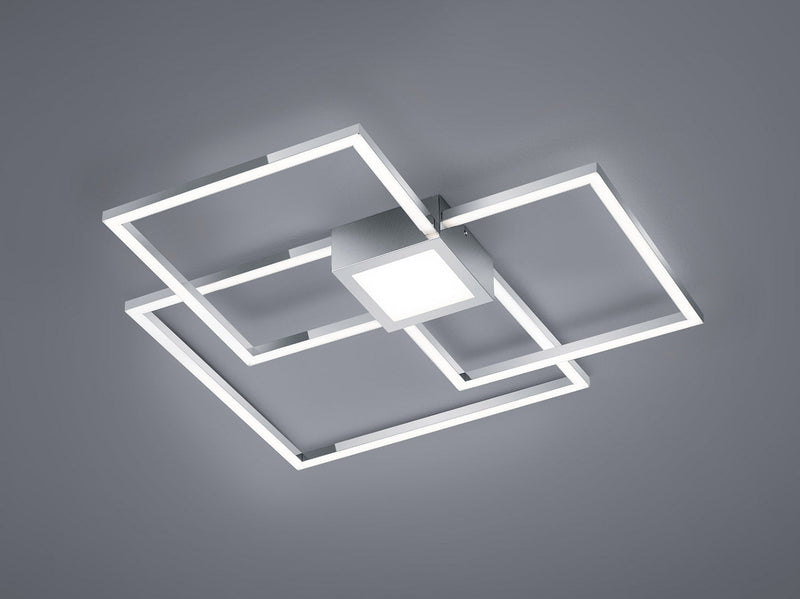 Plafoniera da Interno a LED SMD in Metallo Cromo