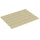 Copertura per Gazebo Pergola 4x3 m con 10 Fori di Drenaggio in Poliestere Traspirante Beige
