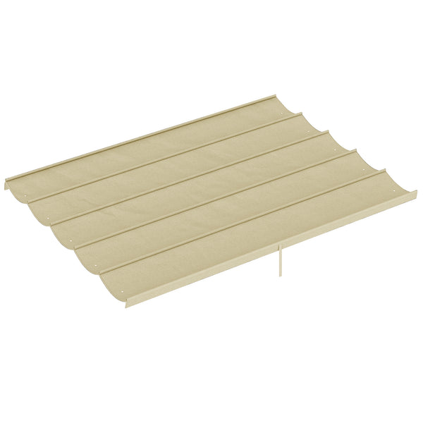 Copertura per Gazebo Pergola 4x3 m con 10 Fori di Drenaggio in Poliestere Traspirante Beige online