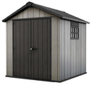 Casetta da Giardino Porta Attrezzi 229x223,5x242 cmin Duotech Keter Oakland 757 Grigia
