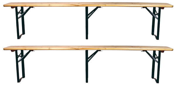 Set 2 Panche Birreria 220x47x25 cm a 3 Gambe acquista