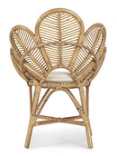 Sedia con Braccioli con Cuscini Flores Naturale in Fibre Naturali