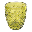 Set 6 Bicchieri Acqua Castle Greenery in Vetro VdE Tivoli 1996 Verde