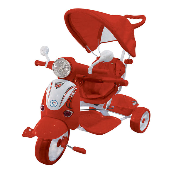 Triciclo a Spinta per Bambini Seggiolino Reversibile Hornet Rosso online