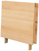 Tavolo da Giardino 140x70 cm Pieghevole in Legno Naturale