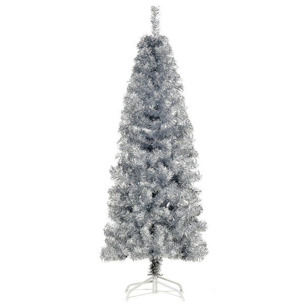Albero di Natale Artificiale 150 cm 408 Rami Argento acquista