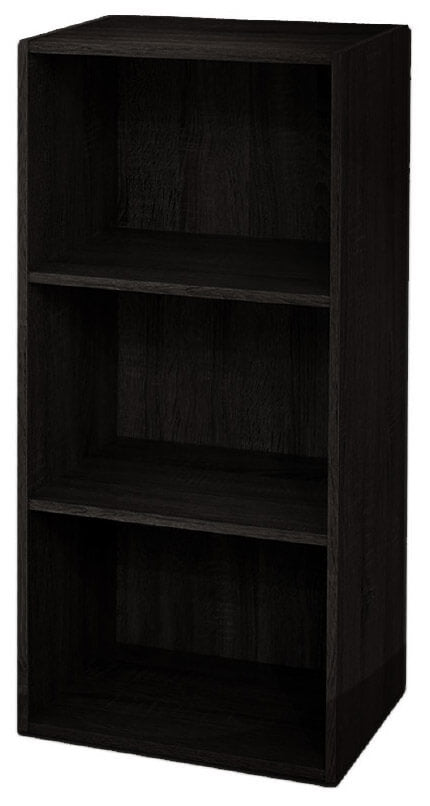 Libreria 3 ripiani 40x29x89 cm in Legno Wengè sconto
