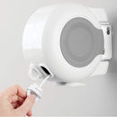 Stendibiancheria Salvaspazio Estendibile Max 15 m Bianco e Grigio