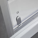 Porta Parete Doccia 2 Ante Saloon in Cristallo Trasparente 6mm H195 Bonussi Giuly Varie Misure