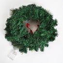 Ghirlanda di Natale Decorativa con 20 Luci LED Ø60 cm 