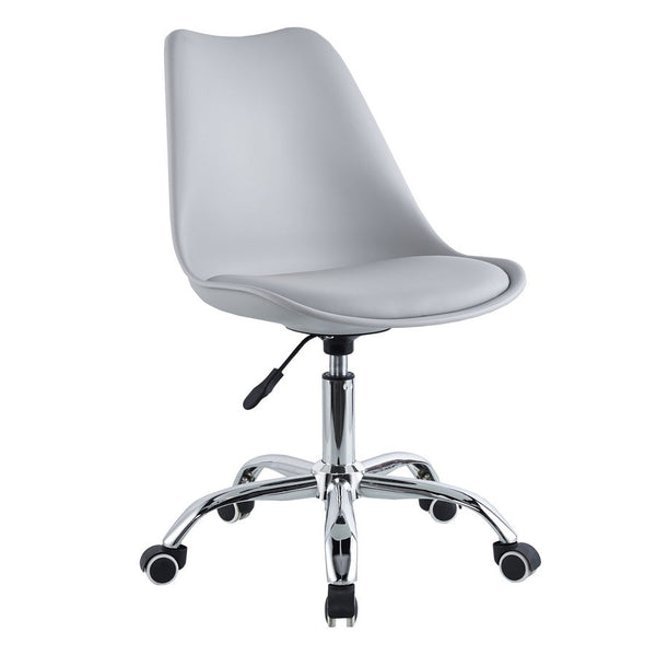 prezzo Sedia da Ufficio Operativa in Polipropilene e Similpelle Grigia