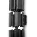 Colonna Passacavi in Tecnoplastica Emuca Hexa Nero