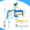 Gioco per Bambini  5 in 1 Calcio Basket Golf Baseball e Bowling    