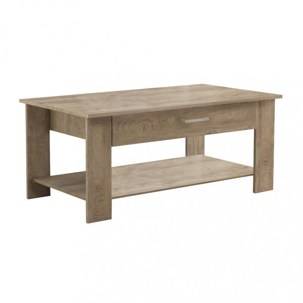 acquista Tavolino Salotto Myrto 110x60x44 h cm in Truciolare bilaminato Rovere Chiaro