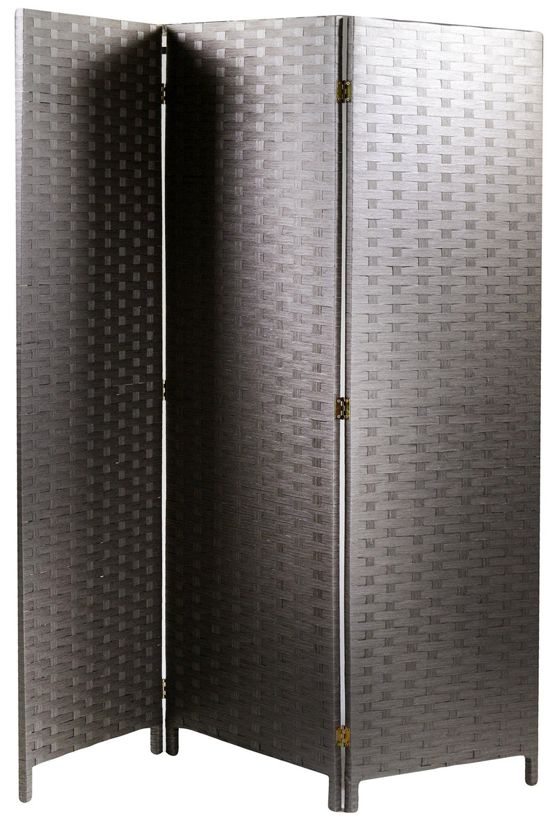 Separè Divisorio in Carta Linea Paper 3 Ante Grigio Scuro